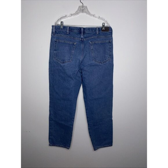 LL Bean Flannel Lined Jeans Mens 38x32 Denim Pants Double L Classic Fit - Picture 5 of 6